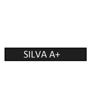 Tarjeta Q.R.A – Preta com Letra Branca – 14 x 2,5cm